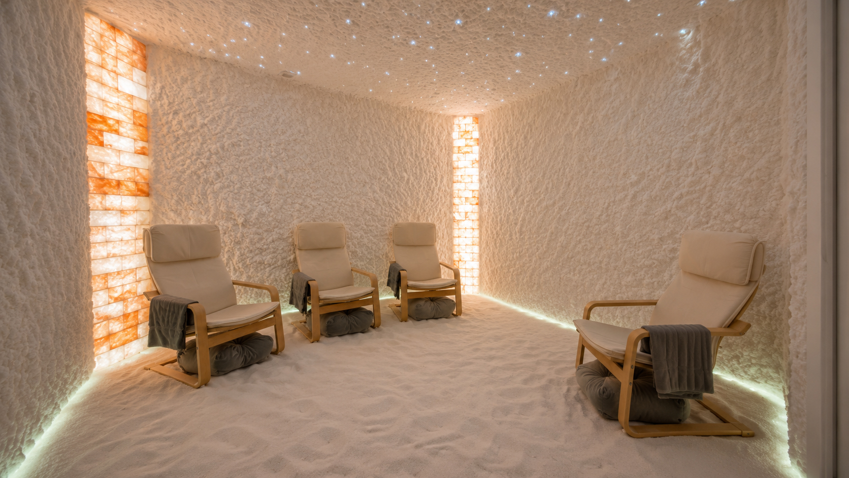 La grotta di sale di Sale & Benessere Roma